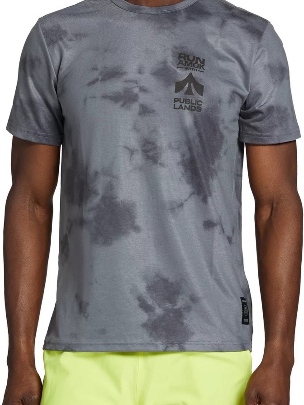 Roark Run Amok X Public Lands Men's Mathis Core Short Sleeve T-Shirt, Large